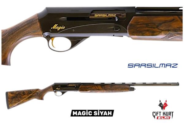 Sarsılmaz Magic Siyah Yarı Otomatik Yivsiz Av Tüfeği
